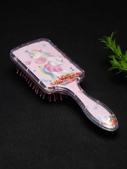 Stol'N - Pink Unicorn Theme With Glittery Hair Brush (2-6 Years)