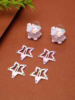 Stol'N - Pink Hair Claw Clips & Tic Tac Pins (2-6 Years)
