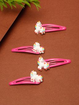 Stol'N - Pink Unicorn Designed Tic Tac Pins (Pack of 4) (2-6 Years)