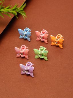 Stol'N - Multi-Color Hair Claw Clips (Pack of 6) (2-6 Years)