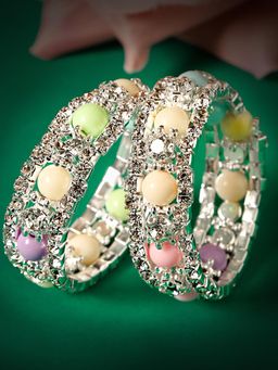 Stol'N - Multi-Color Stone & Beads Bracelets (Pack of 2) (2-6 Years)