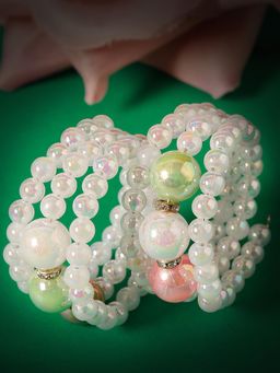 Stol'N - White Beads Embellished Bracelets (Pack of 2) (2-6 Years)