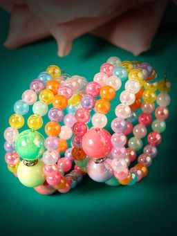 Stol'N - Multi-Color Beads Embellished Bracelets (Pack of 2) (2-6 Years)