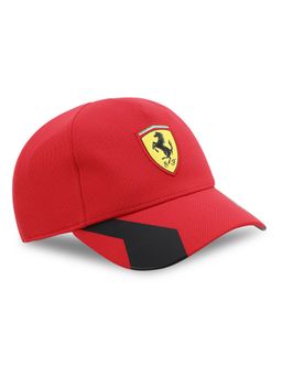 Puma - Red Scuderia Ferrari Youth 5 Panel Baseball Cap (7-12 Years)