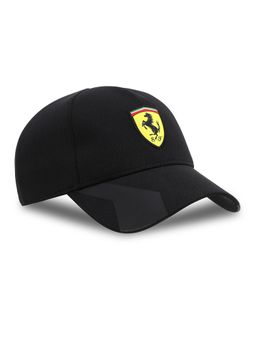 Puma - Black Scuderia Ferrari Youth 5 Panel Baseball Cap (7-12 Years)