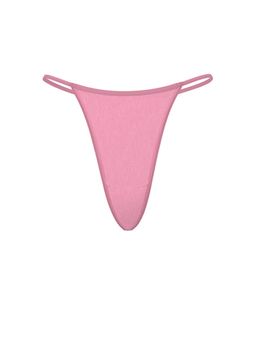 Victoria's Secret - Pink Stretch Cotton V String Panty