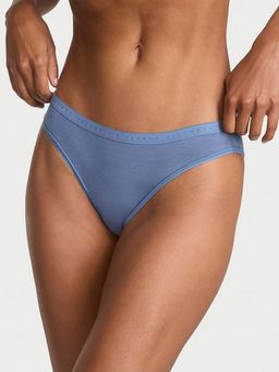 Victoria's Secret - Blue Stretch Cotton Bikini Panty (M)