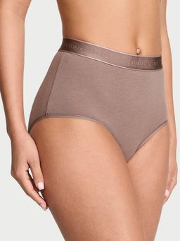 Victoria's Secret - Cotton Logo Cotton Modern Brief Panty