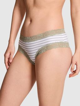 Victoria's Secret - PINK Cotton Lace Trim Cheeky Panty