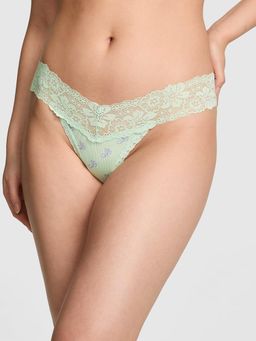 Victoria's Secret - PINK Wink Lace Trim Thong Panty