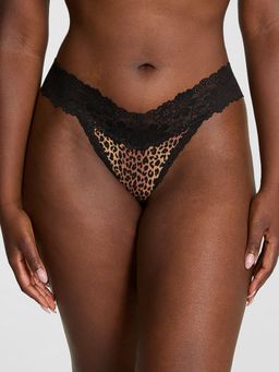 Victoria's Secret - PINK Wink Lace Trim Thong Panty