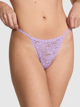 Victoria's Secret - PINK Wink V String Purple Panty