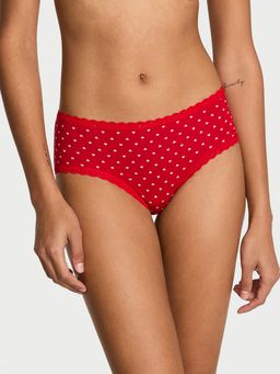 Victoria's Secret - Lace Trim Cotton Lace Waist Cheeky Panty