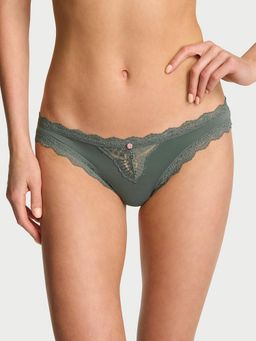 Victoria's Secret - Green Dream Angels Lace Trim Bikini Panty