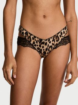Victoria's Secret - Multi-Color Very Sexy Rose Lace Trim Cut Out Cheeky Panty