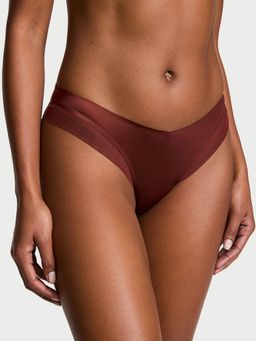 Victoria's Secret - Maroon Very Sexy Sheer Reveal Mesh Trim Strappy Back Cheeky Panty
