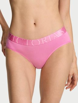 Victoria's Secret - Pink Cotton Exploded Logo Cotton Hiphugger Panty