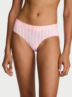Victoria's Secret - Multi-Color Cotton Exploded Logo Cotton Hiphugger Panty