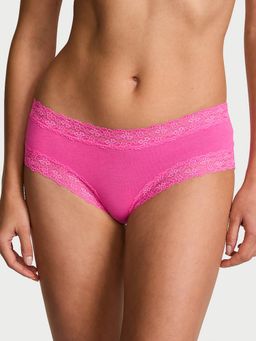 Victoria's Secret - Lace Trim Cotton Lace Trim Cheeky Panty