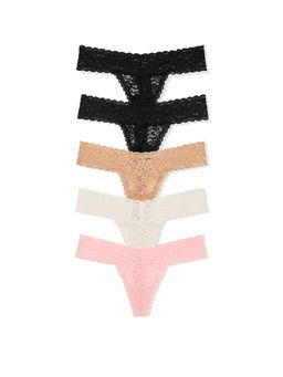 Victoria's Secret - Lacie Thong Panties (Pack of 5)