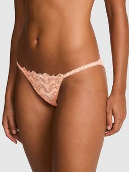 Victoria's Secret - Orange Pink Wink String Bikini Panty
