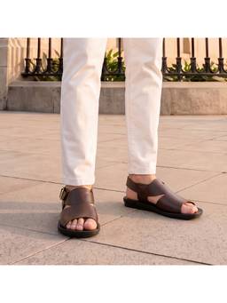 Metro - Men Classic Brown Sandals