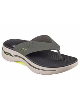 SKECHERS - Men Olive GO WALK ARCH FIT Flipflops