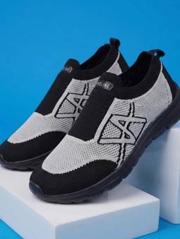 PROLINE - Men Black Walking Shoes