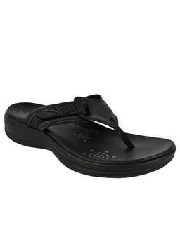 SKECHERS - Women Black REGGAE DAY Flipflops