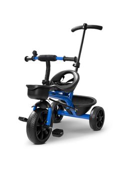 BAYBEE - Pro Blue Smart Plug & Play Kids Cycle with Eva Wheels, Bell, Storage Baskets