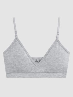 Sillysally - Grey Triangle Padded Bralette