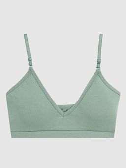 Sillysally - Green Triangle Padded Bralette