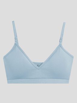 Sillysally - Blue Triangle Padded Bralette