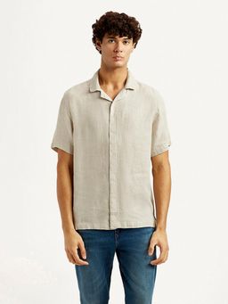 Levi's - Beige Blended Half Sleeves Shirt