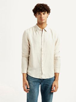 Levi's - Beige Tencel Full Sleeves Shirt