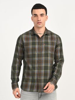Levi's - Multi-Color Cotton Full Sleeves Shirt