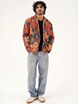 CLAZZEY - Multi-Color Polycotton Full Sleeves Shacket