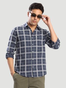 Bene Kleed - Blue Cotton Full Sleeves Shirt