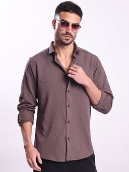 Bene Kleed - Purple Polyester Full Sleeves Shirt