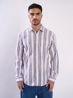 Bene Kleed - Purple Cotton Full Sleeves Shirt