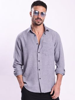 Bene Kleed - Blue Polyester Full Sleeves Shirt