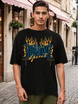 Bene Kleed - Black Cotton Sleeveless T-Shirt