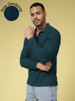 RIGO - Green Polyester Full Sleeves T-Shirt