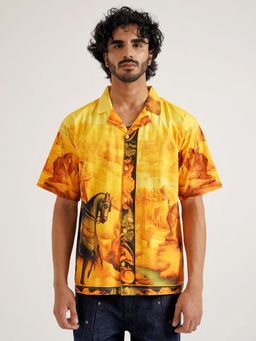 CLAZZEY - Multi-Color Cotton Half Sleeves Shirt