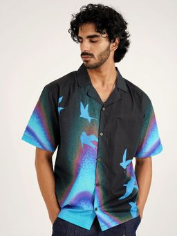CLAZZEY - Multi-Color Cotton Half Sleeves Shirt