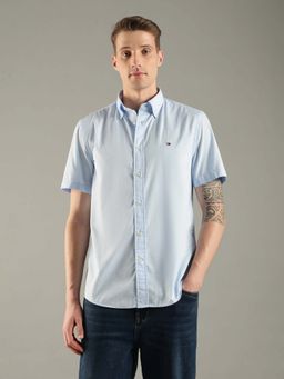 Tommy Hilfiger - Solid Regular Fit Poplin Woven Shirt