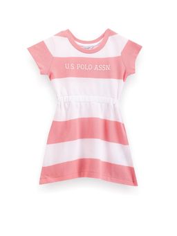 U.S. POLO ASSN. - Girls Horizontal Stripe Dress