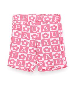 U.S. POLO ASSN. - Girls Brand Print Knit Shorts