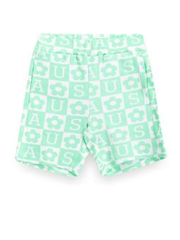 U.S. POLO ASSN. - Girls Brand Print Knit Shorts