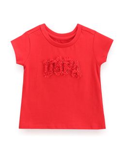 U.S. POLO ASSN. - Girls Petal Logo Cotton T-Shirt